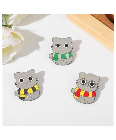 Cute Cat Brooch Pin, Cute meme Cat Cartoon Brooch Pins Enamel Brooches Lapel Pins Badge Women Clothing Bag Decor Magic Cat-4 ...