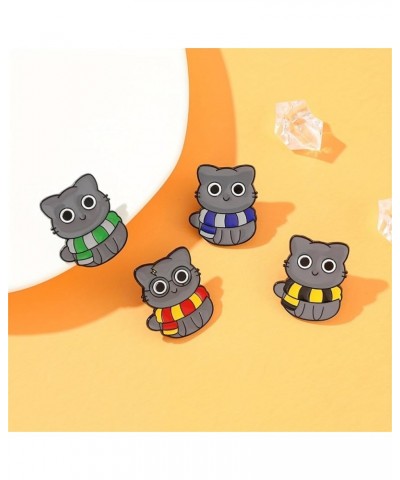 Cute Cat Brooch Pin, Cute meme Cat Cartoon Brooch Pins Enamel Brooches Lapel Pins Badge Women Clothing Bag Decor Magic Cat-4 ...