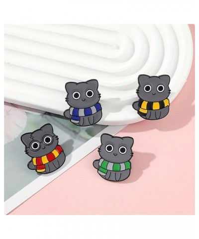 Cute Cat Brooch Pin, Cute meme Cat Cartoon Brooch Pins Enamel Brooches Lapel Pins Badge Women Clothing Bag Decor Magic Cat-4 ...