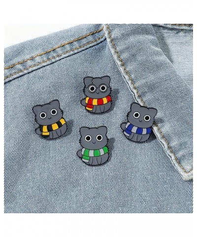 Cute Cat Brooch Pin, Cute meme Cat Cartoon Brooch Pins Enamel Brooches Lapel Pins Badge Women Clothing Bag Decor Magic Cat-4 ...