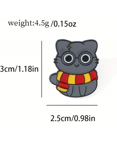 Cute Cat Brooch Pin, Cute meme Cat Cartoon Brooch Pins Enamel Brooches Lapel Pins Badge Women Clothing Bag Decor Magic Cat-4 ...