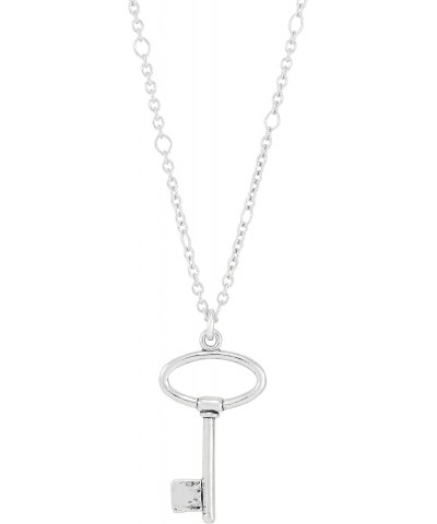 'Key To Your Heart' Sterling Silver Pendant Necklace, 18" + 2 $32.00 Necklaces