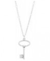 'Key To Your Heart' Sterling Silver Pendant Necklace, 18" + 2 $32.00 Necklaces