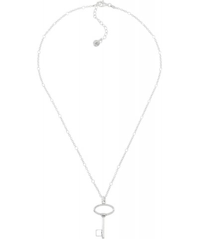 'Key To Your Heart' Sterling Silver Pendant Necklace, 18" + 2 $32.00 Necklaces