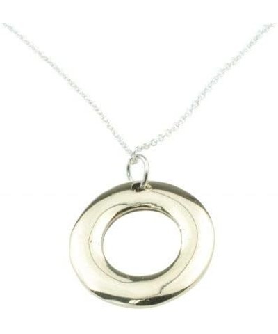 Ladies Hoop 8th Anniversary Bronze Ring Pendant Stamped with 8 (f4098-b) $14.35 Necklaces