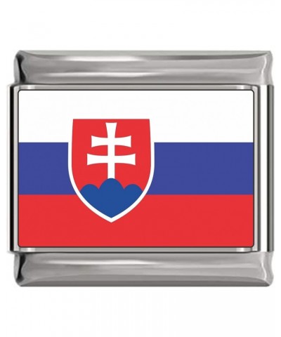 New Charms Slovakia Flag Italian Charm Bracelet Jewelry Link $8.63 Bracelets