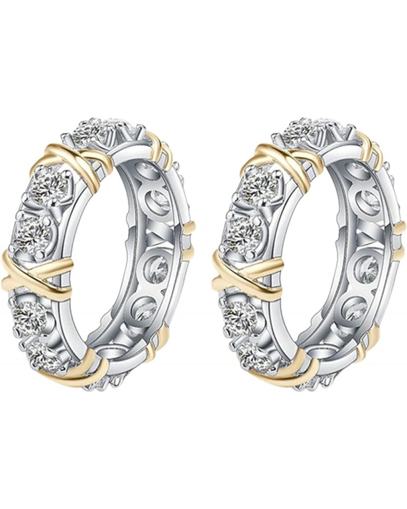 Magnetology Moissanite Diamond Ring 5 Gold 2PCS $8.54 Rings