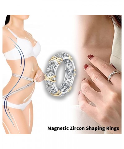 Magnetology Moissanite Diamond Ring 5 Gold 2PCS $8.54 Rings