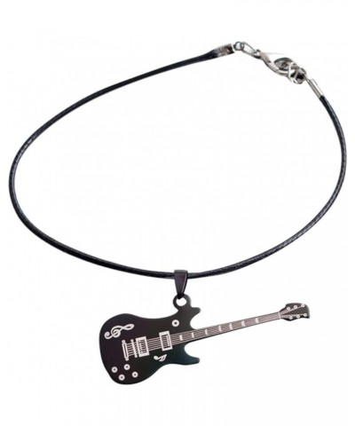 Sexy Long Chain Y Necklace for Women Girl Guitar Necklace For Men Women Stainless Steel Necklace In Silver Gold/Black Blue To...