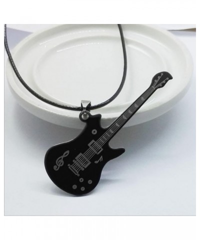 Sexy Long Chain Y Necklace for Women Girl Guitar Necklace For Men Women Stainless Steel Necklace In Silver Gold/Black Blue To...