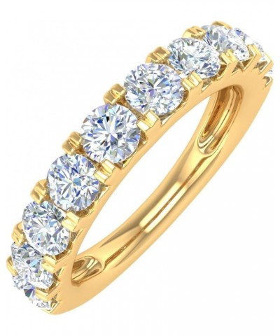 1 1/2 Carat Diamond Wedding Band Ring in 14K Gold Yellow Gold $370.50 Bracelets