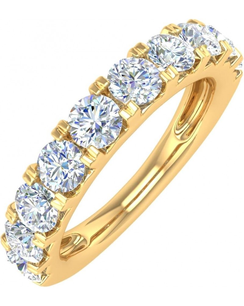 1 1/2 Carat Diamond Wedding Band Ring in 14K Gold Yellow Gold $370.50 Bracelets