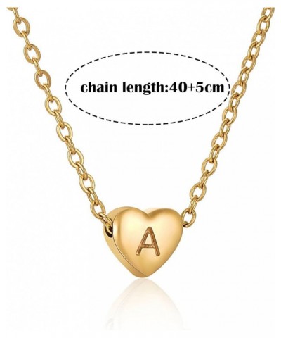 Initial Necklaces For Women,18k Gold Plated Necklace Tiny Initial Necklace Womens Necklaces Cute Necklace Gift F Gold $4.63 N...