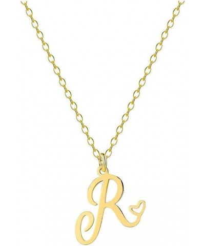 Gold Heart Initial Necklace for Women Dainty Letter Heart Nnecklace Minimalist Alphabet Letter Charm Pendant Necklace Jewelry...