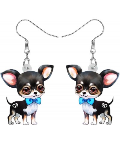 Acrylic Drop Chihuahuas Dog Pets Earrings Funny Design Lovely Gift For Girl Women Fashion Jewelry Dove $7.53 Earrings