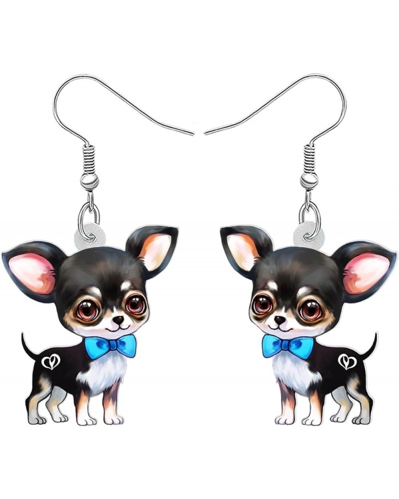 Acrylic Drop Chihuahuas Dog Pets Earrings Funny Design Lovely Gift For Girl Women Fashion Jewelry Dove $7.53 Earrings