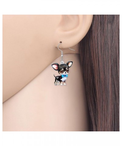 Acrylic Drop Chihuahuas Dog Pets Earrings Funny Design Lovely Gift For Girl Women Fashion Jewelry Dove $7.53 Earrings