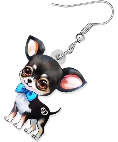 Acrylic Drop Chihuahuas Dog Pets Earrings Funny Design Lovely Gift For Girl Women Fashion Jewelry Dove $7.53 Earrings