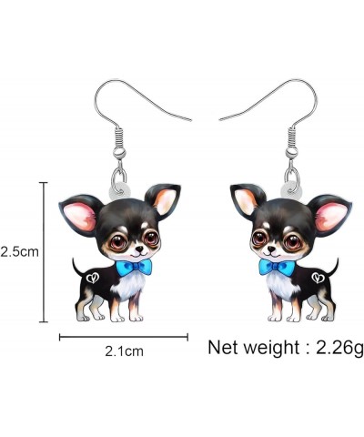 Acrylic Drop Chihuahuas Dog Pets Earrings Funny Design Lovely Gift For Girl Women Fashion Jewelry Dove $7.53 Earrings