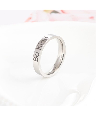 Be Kind Of A Bitch Ring For Women, Inspirational Stainless Steel Band Friendship Motivational Jewelry Gift for Sisters & Best...