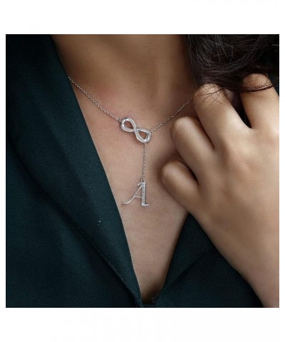 Diamond Necklaces For Women Infinity Necklace Sterling Silver Bubble Letter Necklace Diamond Bubble Letter Necklace Silver Pa...