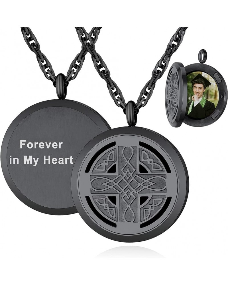 Supcare Locket Necklace That Holds Pictures-Engraved Photo Pendant Custom Jewellery Gifts for Men Women (with Jewellery Gift ...