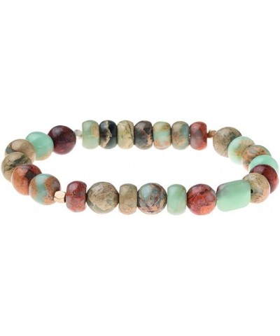 Stone Stacking Bracelet - Aqua Terra $10.50 Bracelets