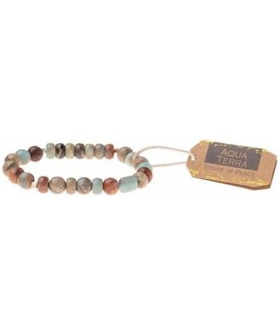 Stone Stacking Bracelet - Aqua Terra $10.50 Bracelets