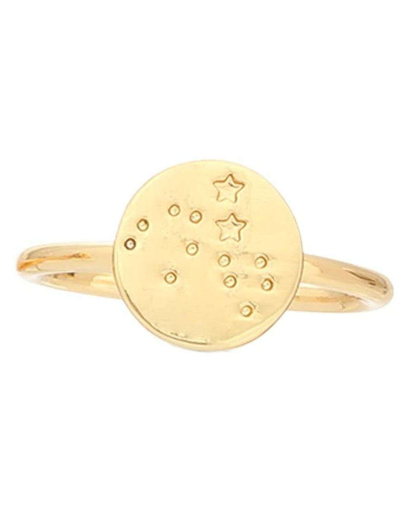 Zodiac Sign Ring Gift Constellation Gifts for Women and Teen Girls, 14K Gold-Dipped Star Sign Ring, One Size Virgo $11.26 Rings