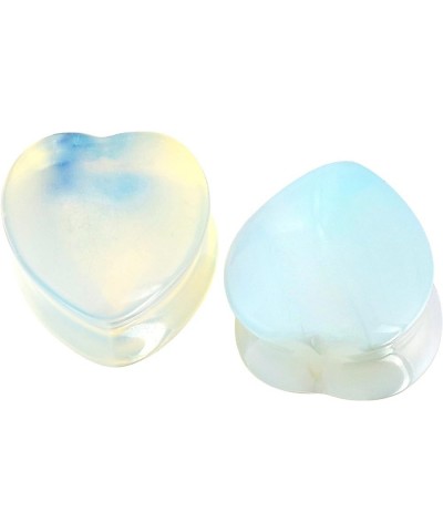 4Style or 2Style Heart Shaped Stone Double Flared Ear Tunnels Plugs Stretcher Expander Kit Gauge 2g-1 2pairs-5/8"(16MM) $8.85...