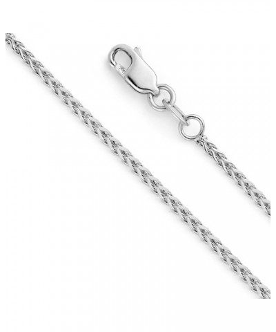 14k REAL Yellow OR White Gold 1.5mm Hollow Square Franco Chain Necklace with Lobster Claw Clasp White Gold 22 Inches $68.60 N...