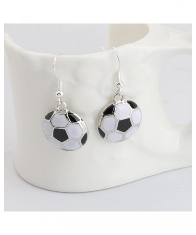 Soccer Dangle Earrings Soccer Gifts for Her Soccer Lover Gifts Soccer Ball Drop Earrings Soccer Jewelry Gifts for Girls Women...