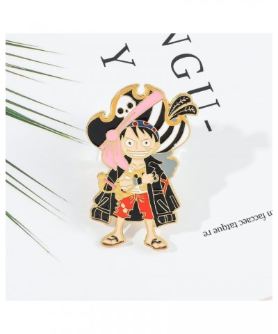 Anime Onepiece Enamel Pins for Backpack - Anime Brooch Pins for Hat Clothing Bag Halloween Luffy Chopper Cosplay Costume Gift...