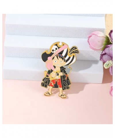 Anime Onepiece Enamel Pins for Backpack - Anime Brooch Pins for Hat Clothing Bag Halloween Luffy Chopper Cosplay Costume Gift...