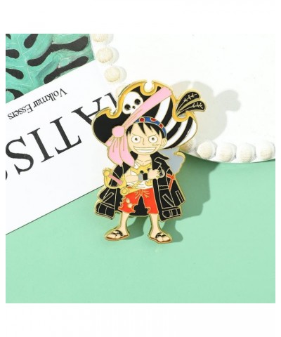 Anime Onepiece Enamel Pins for Backpack - Anime Brooch Pins for Hat Clothing Bag Halloween Luffy Chopper Cosplay Costume Gift...