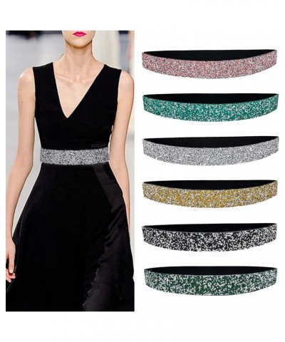 Women Diamond Belts Gift,Crystal Rhinestone Bling Waist Chain Sexy Girl Wedding/Party/Club Free 100cm Black and Silver $7.50 ...