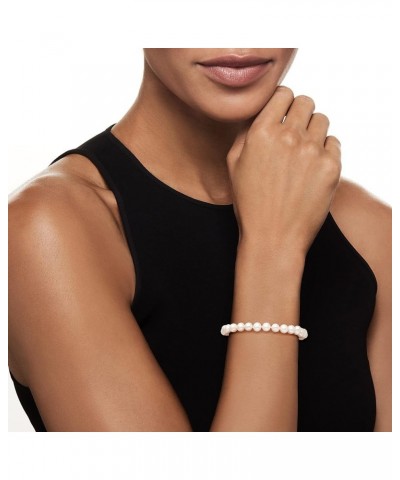 7-7.5mm Cultured Pearl Jewelry Set: Necklace, Bracelet and Stud Earrings in Sterling Silver 20.0 Inches $51.30 Jewelry Sets