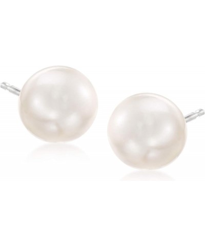 7-7.5mm Cultured Pearl Jewelry Set: Necklace, Bracelet and Stud Earrings in Sterling Silver 20.0 Inches $51.30 Jewelry Sets