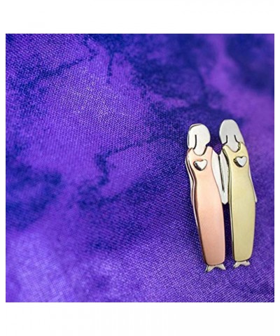 Alloy Sister Brooch Pin Set: 2 Sisters Clothing Pin Best Friends Sisterhood Brooch Alloy Sweater Breastpins BFF Brooch for Pu...