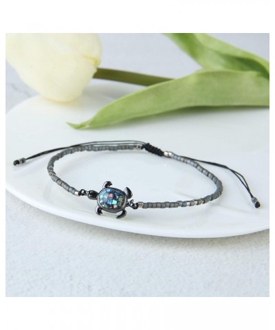 Cute Turtle Charm Bracelet Women Seed Beads Strand Bracelet Handmade Friendship Jewelry 06C $9.03 Bracelets