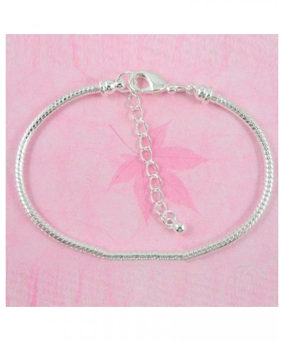 5pcs White Silver Plated Lobster European Style Snake Chain Bracelet fit Charm Beads 9 18 CM 10pcs $13.09 Bracelets