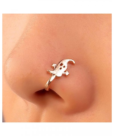 Boho Fake Septum Nose Ring Crystal Star Nose Ring Gold Cz Nose Cuff Ring Star Non Piercing Nose Ring U Shape Clip On Nose Rin...