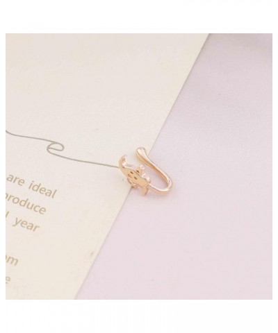 Boho Fake Septum Nose Ring Crystal Star Nose Ring Gold Cz Nose Cuff Ring Star Non Piercing Nose Ring U Shape Clip On Nose Rin...