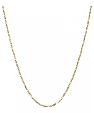 18k Gold Flashed Sterling Silver 2mm Classic Italian Rolo Chain Necklace, 14" - 36 20 inch $10.43 Necklaces