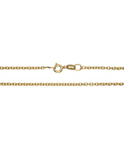 18k Gold Flashed Sterling Silver 2mm Classic Italian Rolo Chain Necklace, 14" - 36 20 inch $10.43 Necklaces