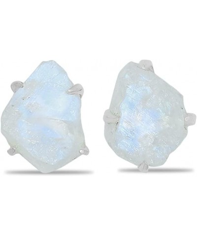 Creations Rough Gemstone Post style earring Moonstone $19.36 Earrings