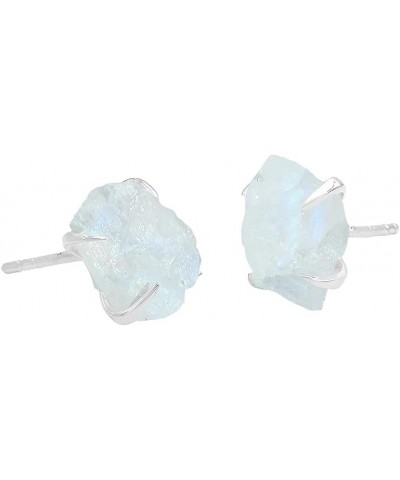 Creations Rough Gemstone Post style earring Moonstone $19.36 Earrings