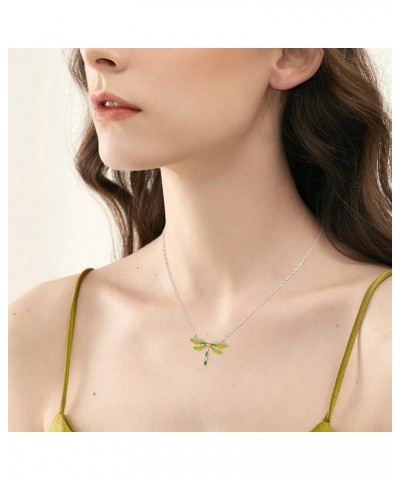 Dragonfly Necklace S925 Sterling Silver Celtic Infinity Dragonfly Pendant Dragonfly Jewelry Gifts for Women Girls Kids Dragon...