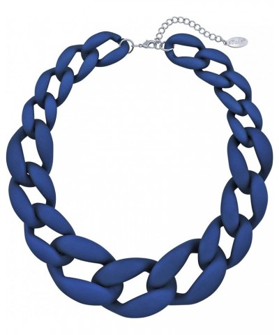 Statement Chunky Fashion Acrylic Beads Choker Chain Necklace for Women Gifts Estate Blue $11.54 Necklaces