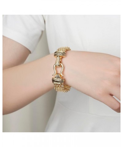 Jewelry Antique Fashion Popcorn Chain Designer Brand Inspired Women Unique Christmas Gifts Bracelets Gold $9.60 Bracelets